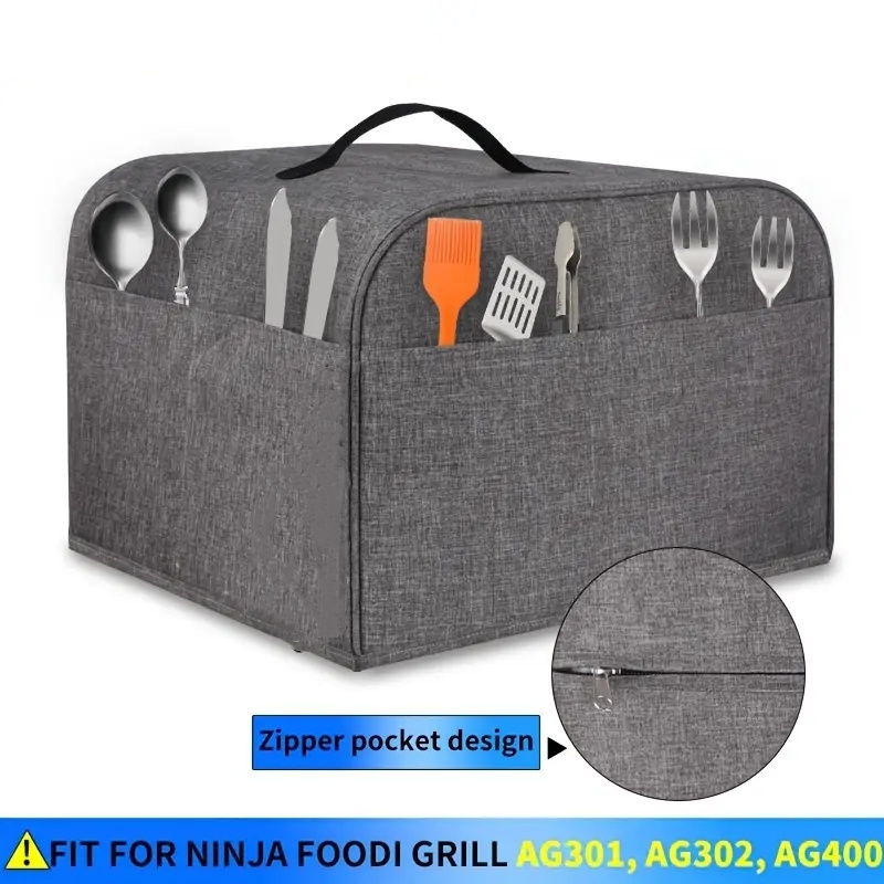 Ninja Air Fryer Af101 - 1pc Ninja Foodi グリルダストカバー、AG301/AG302 モデルと互換性あり、防水保護アクセサリー