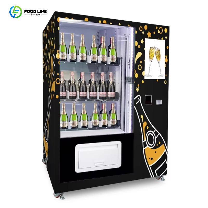 Wine Beer And - ホットセール タッチスクリーン ビール・シャンパン・ワイン自動販売機 マイクロスマートベンディング エレベーターカードリーダー搭載 カスタマイズ可能