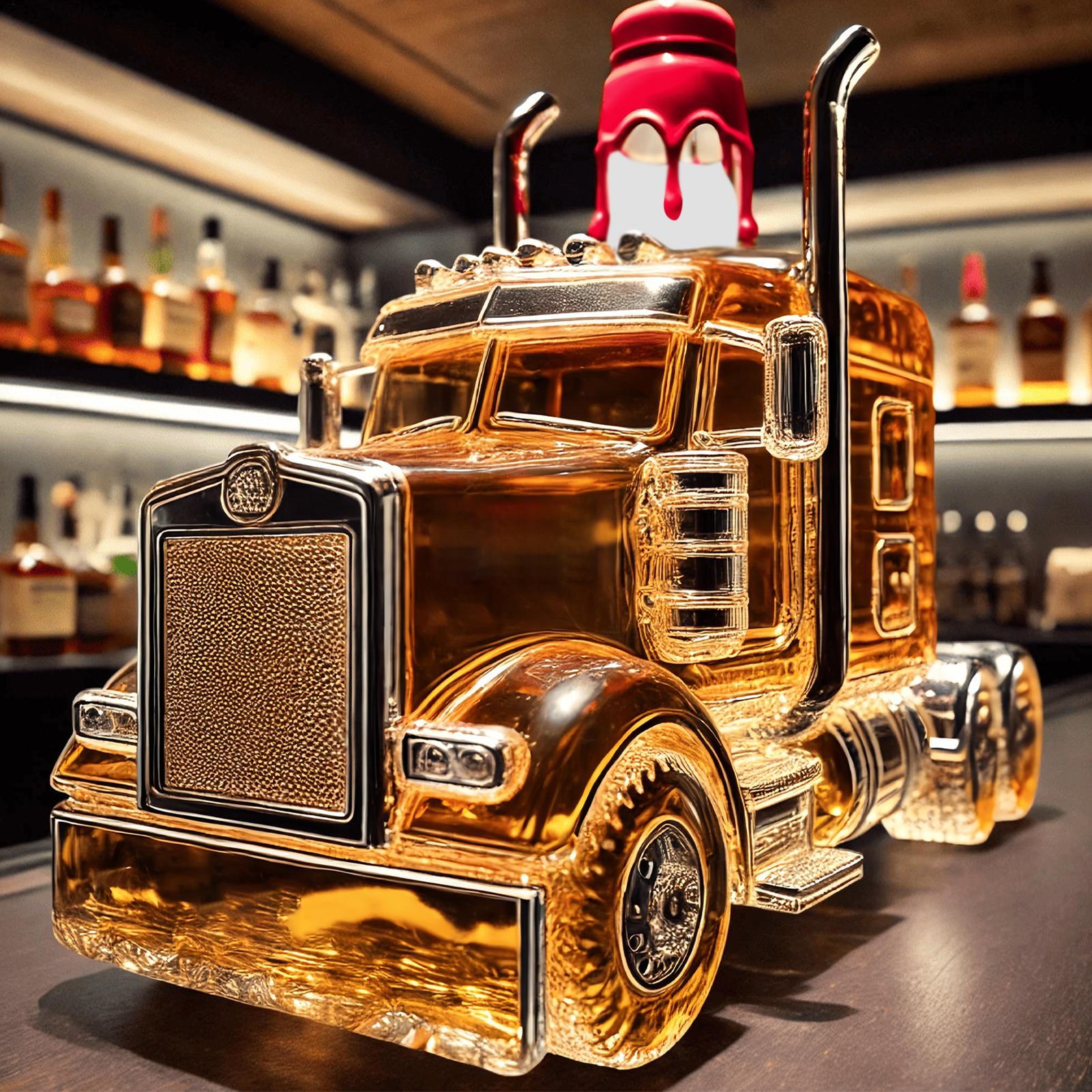 ワインデカンターハーフトラックバーボンディスペンサー 375 - Wine Beer Truck のレビューと価格