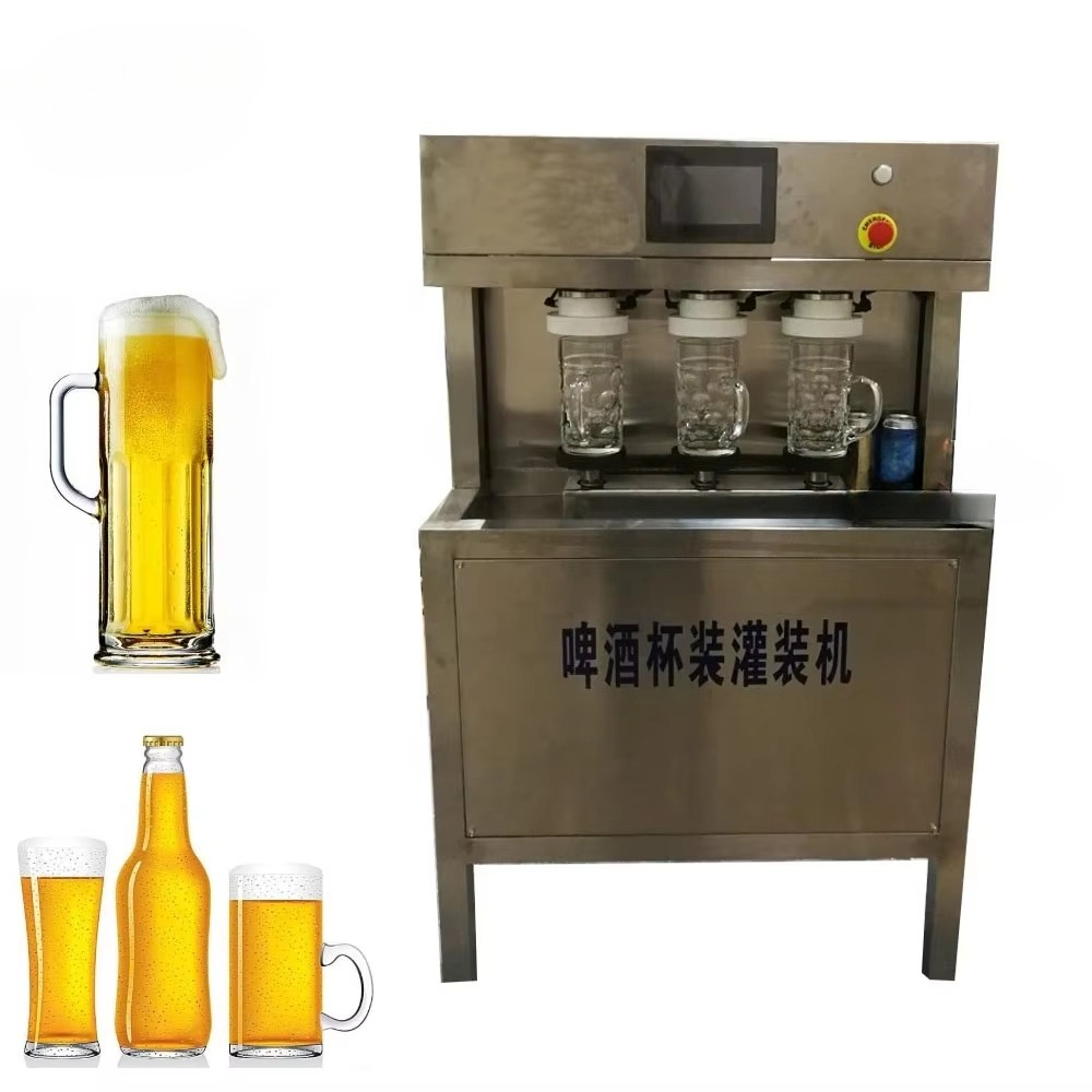 カップ用の手動ビール充填機、酒類ワインウォッカアルコール瓶詰 - Wine To Beer Alcohol のレビューと価格