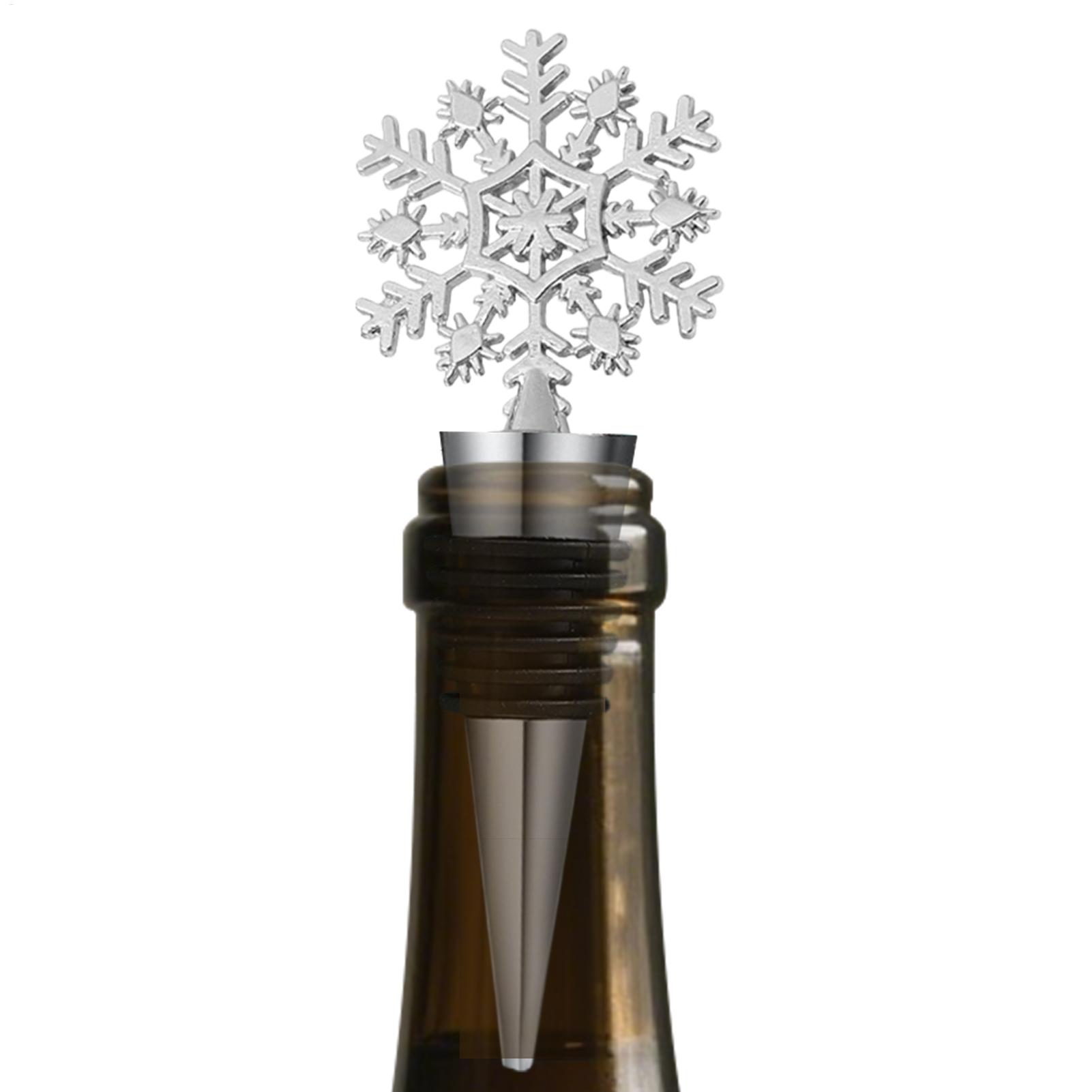 ワインボトルストッパー クリスマスデコレーション 気密コルク - Wine To Beer Alcohol のレビューと価格