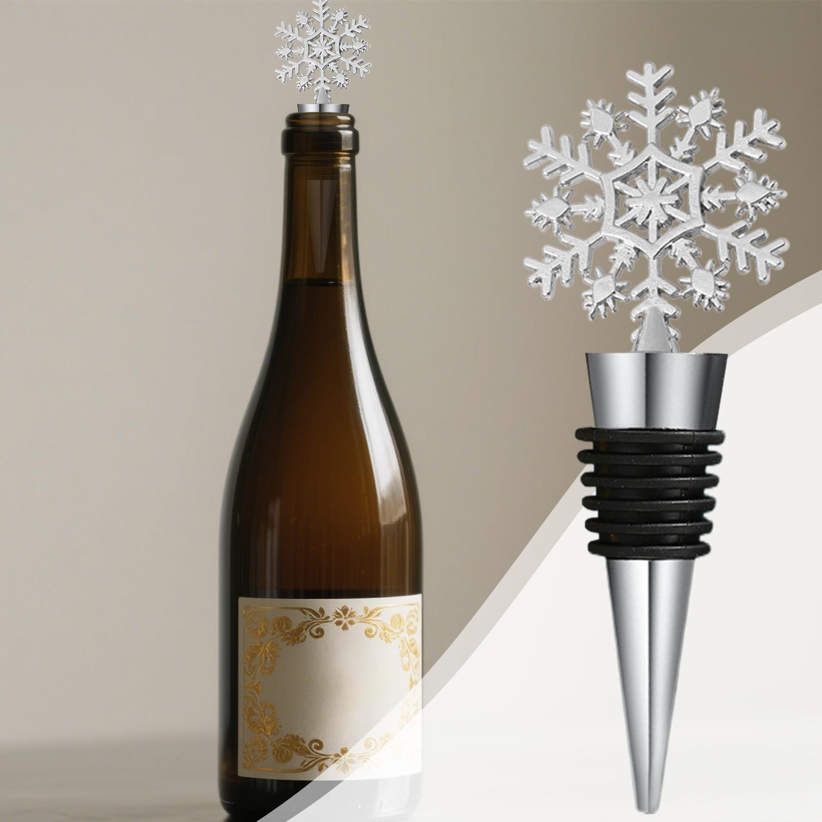 ワインボトルストッパー クリスマスデコレーション 気密コルク - Wine To Beer Alcohol のレビューと価格