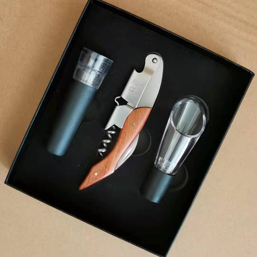 赤ワイン栓抜きセット,コルク栓抜き,木製栓抜き,タツノオトシ - Wine Beer Red のレビューと価格