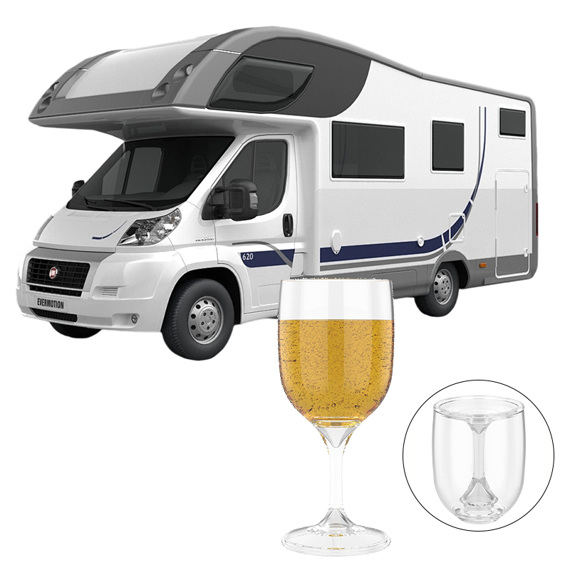 RV ポータブルワイングラス ゴブレット 折りたたみ式 割れ - Wine & Beer Emporium のレビューと価格