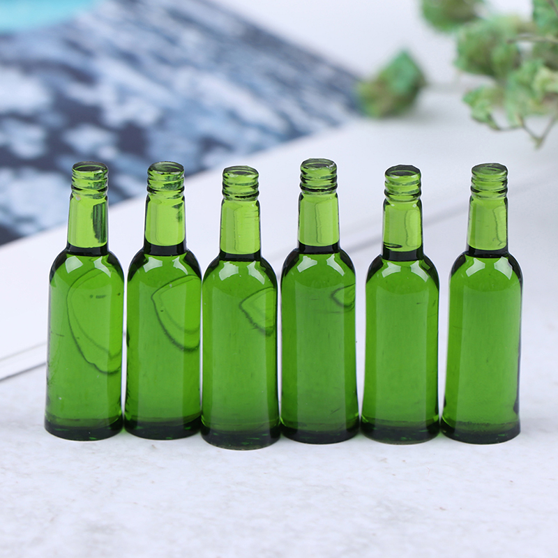 6 個 1:12 ドールハウスミニチュアビールワインドリンク - Wine Beer And のレビューと価格