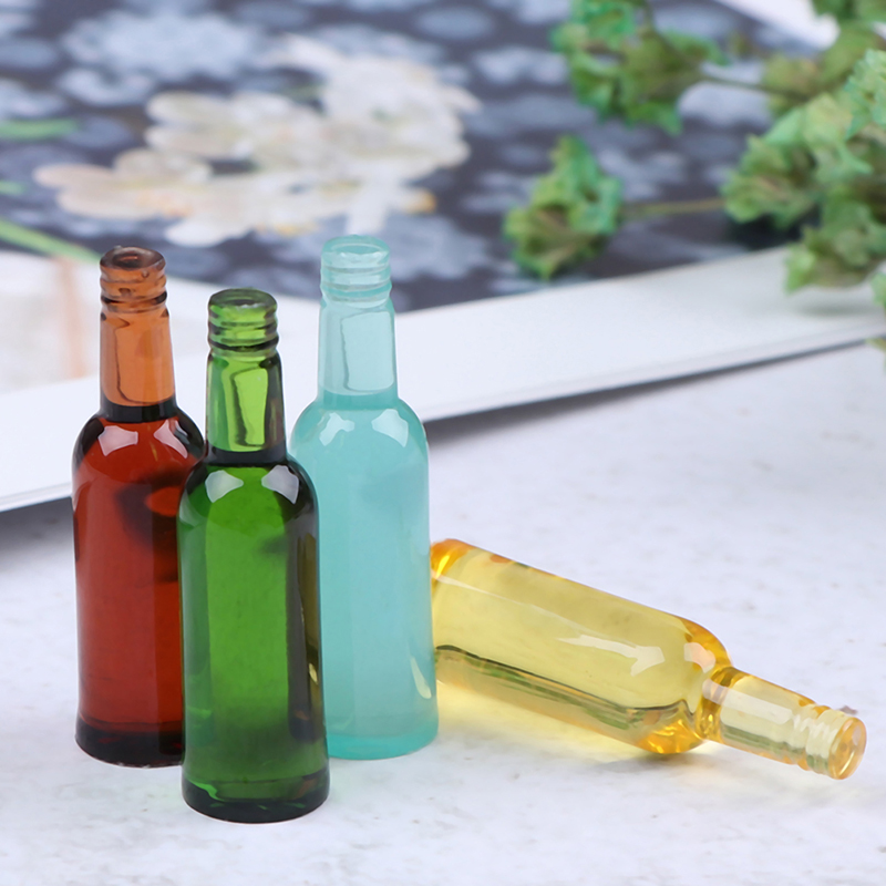 6 個 1:12 ドールハウスミニチュアビールワインドリンク - Wine Beer And のレビューと価格