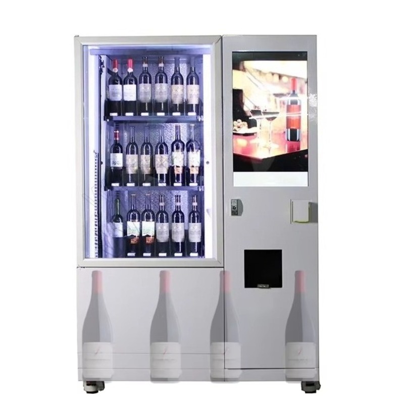 カスタムスマート年齢確認リフトシステム搭載冷蔵庫自動販売機、 - Wine Beer Red のレビューと価格