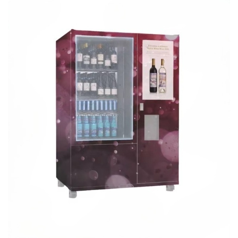 カスタムスマート年齢確認リフトシステム搭載冷蔵庫自動販売機、 - Wine Beer Red のレビューと価格