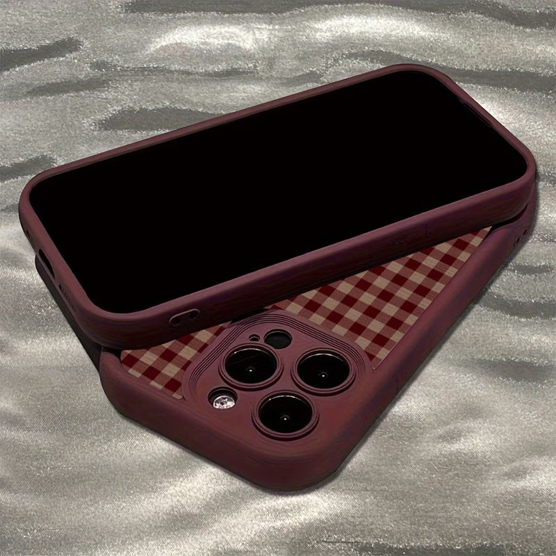 ワインレッド ヴィンテージ レッドブラウン チェック柄 TP - Wine & Beer Emporium のレビューと価格