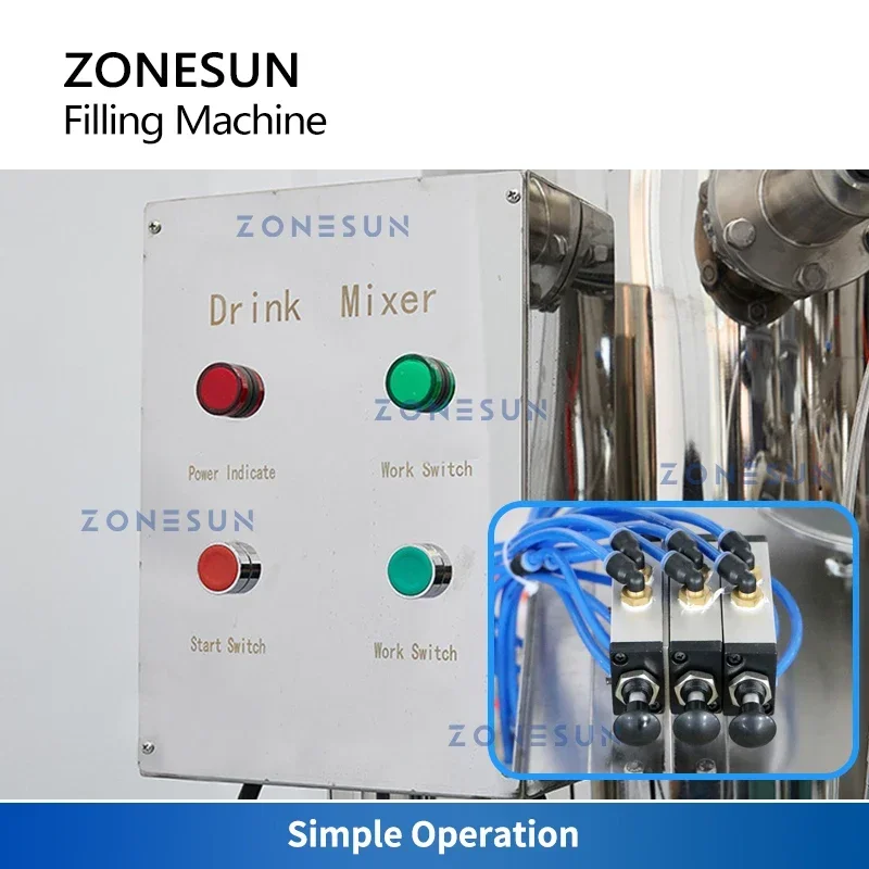 ZONESUN 炭酸飲料等圧充填機 ビール コーラ ソーダ  - Wine Beer And のレビューと価格