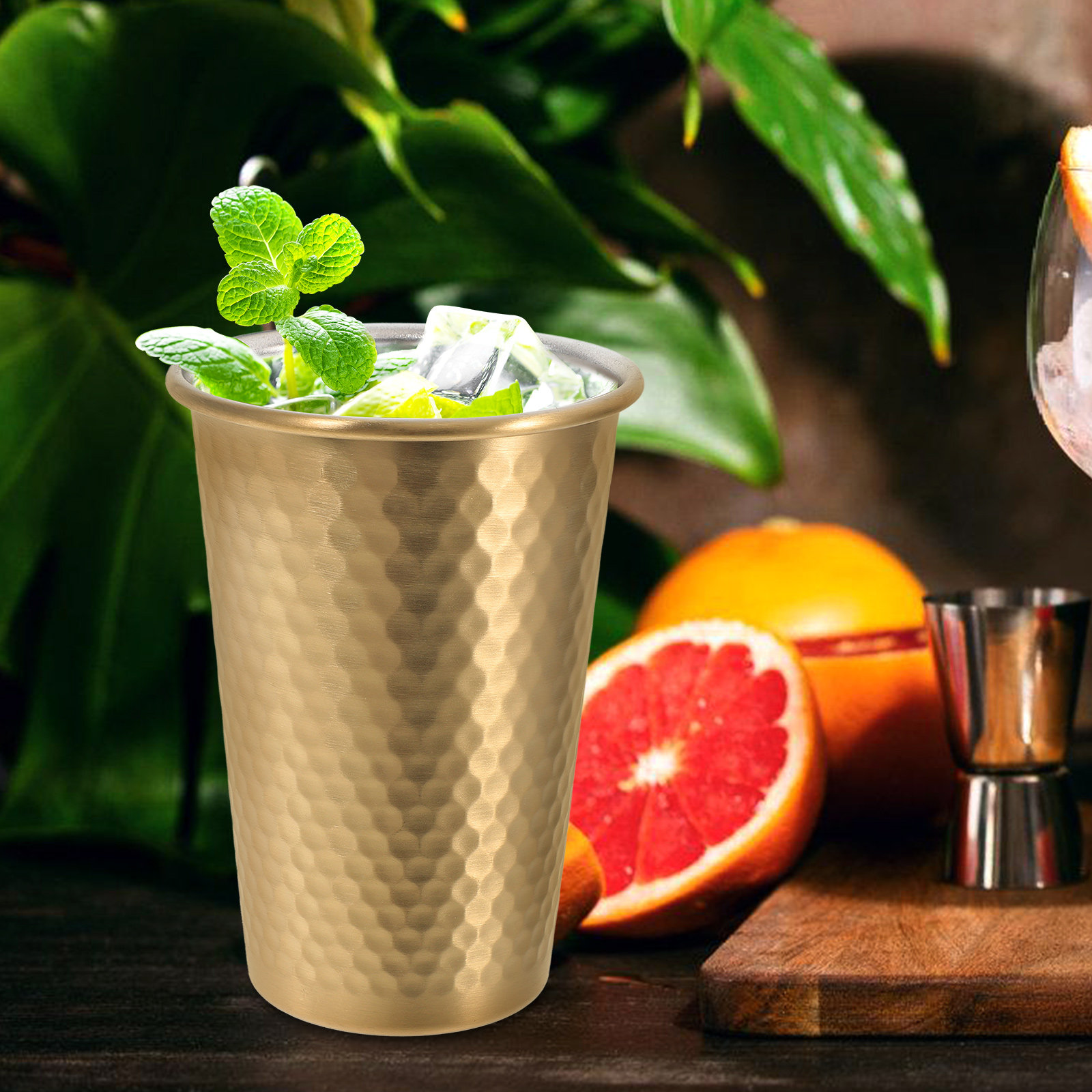 多機能ステンレス製ビールカップ 400ml ポータブルキャン - Wine In Beer Glass のレビューと価格