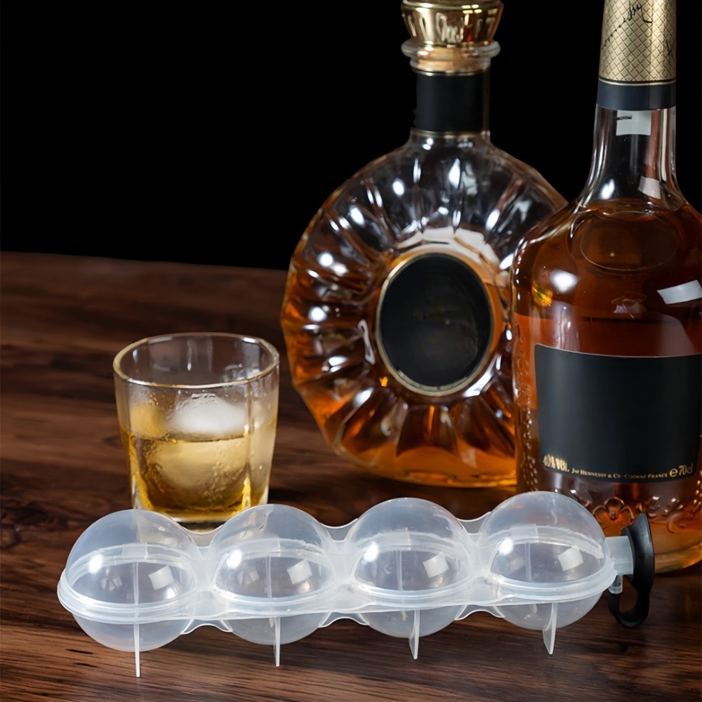 4穴アイスホッケー型クイック離型バーテンダー固有の円形ボック - Wine Beer Red のレビューと価格