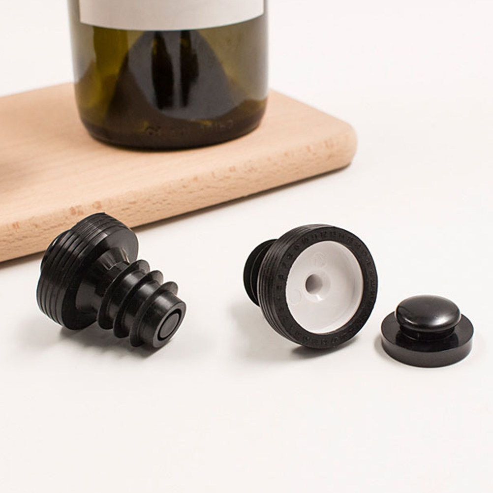 プレミアム食品グレードシリコン製ワインボトルストッパー、赤ワ - Wine Beer Red のレビューと価格