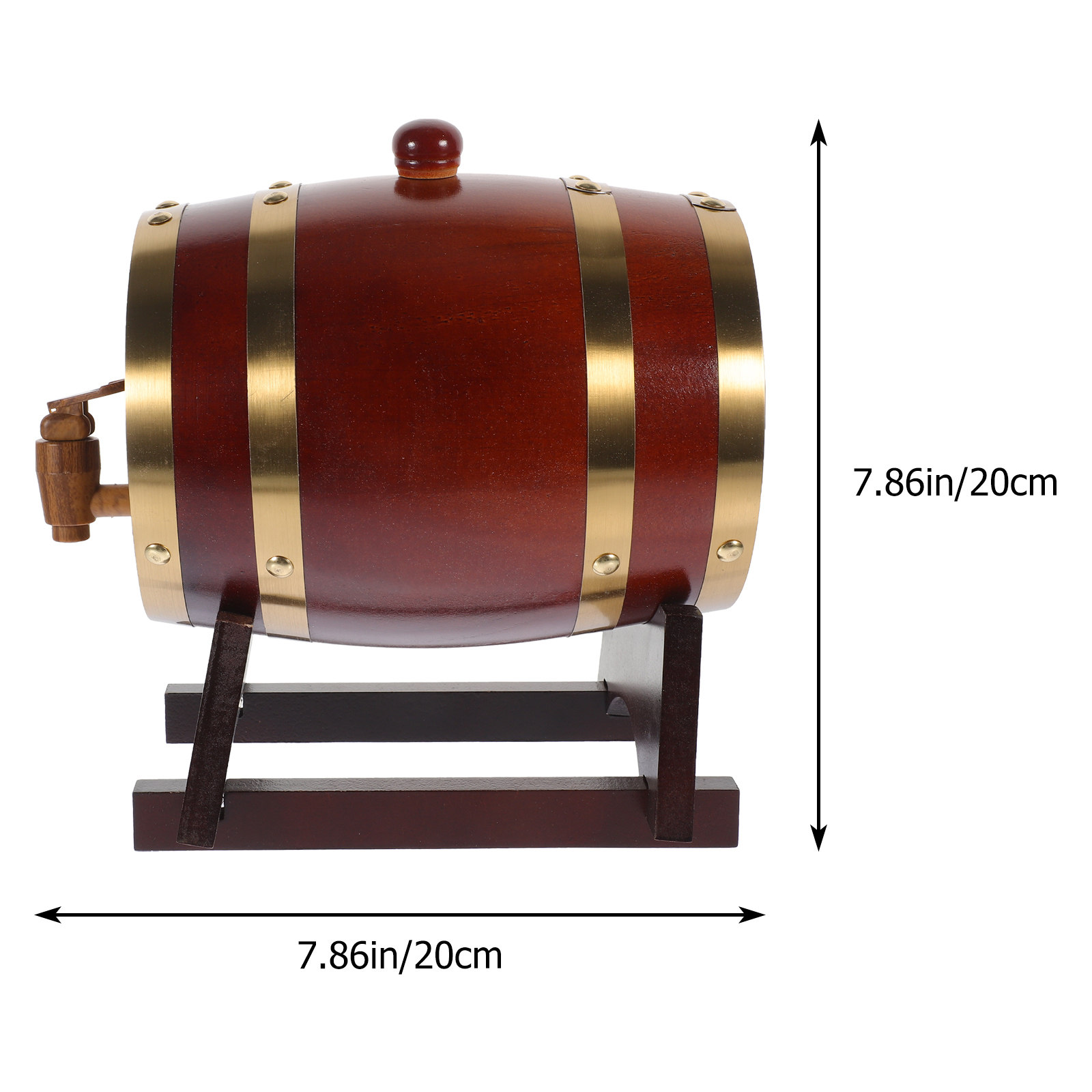 木製ワイン貯蔵樽1セット クラシックデザイン 木製赤ワインデ - Wine Beer Red のレビューと価格