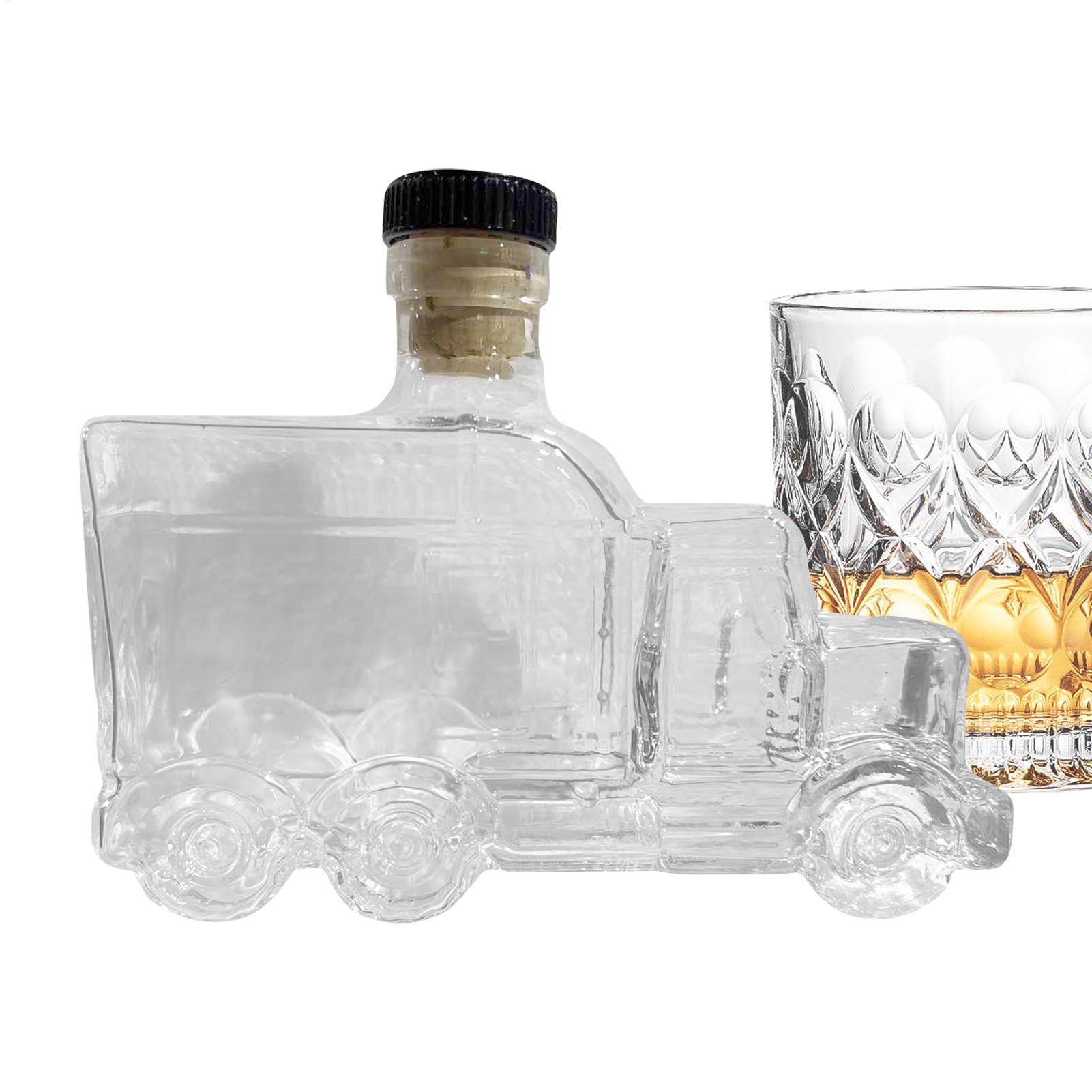 375ml装飾ボトルデカンタ、バーボンデカンタ、ウイスキー容 - Wine Beer Truck のレビューと価格