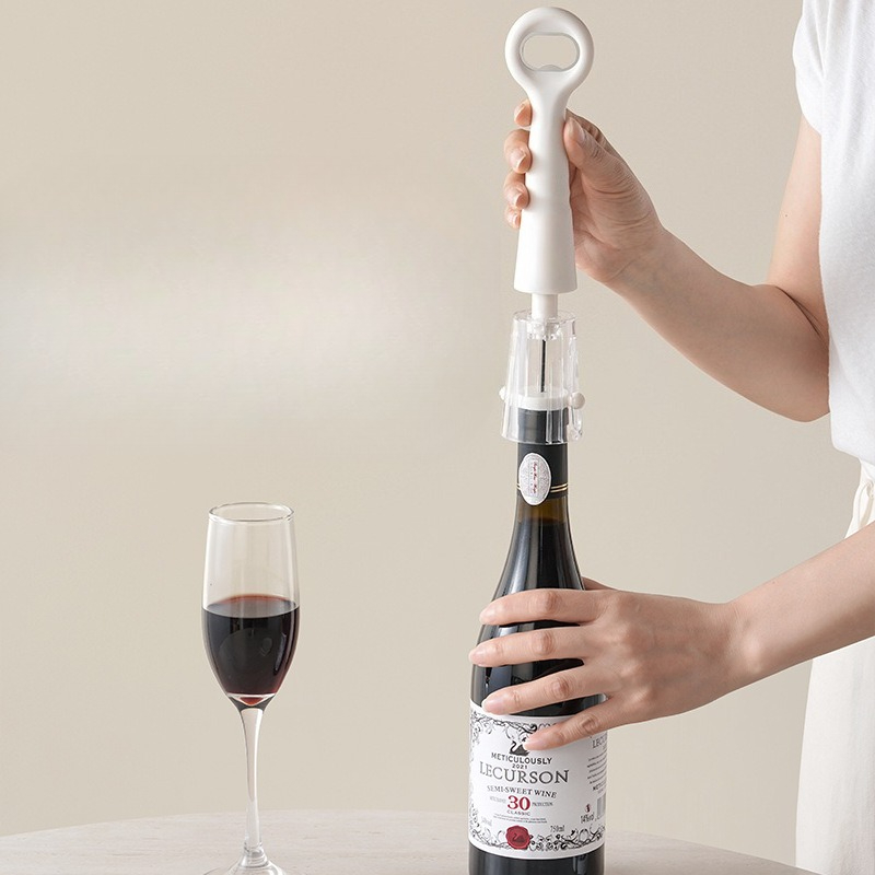 2WAY式エアプレッシャーワイン・ビールオープナー、携帯用コ - Wine Beer Red のレビューと価格