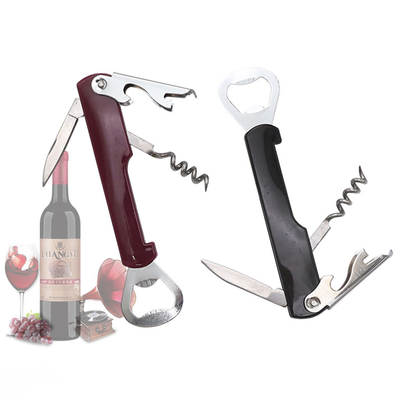 プラスチック製4-in-1多機能赤ワイン＆ビールボトルオープ - Wine Beer Red のレビューと価格