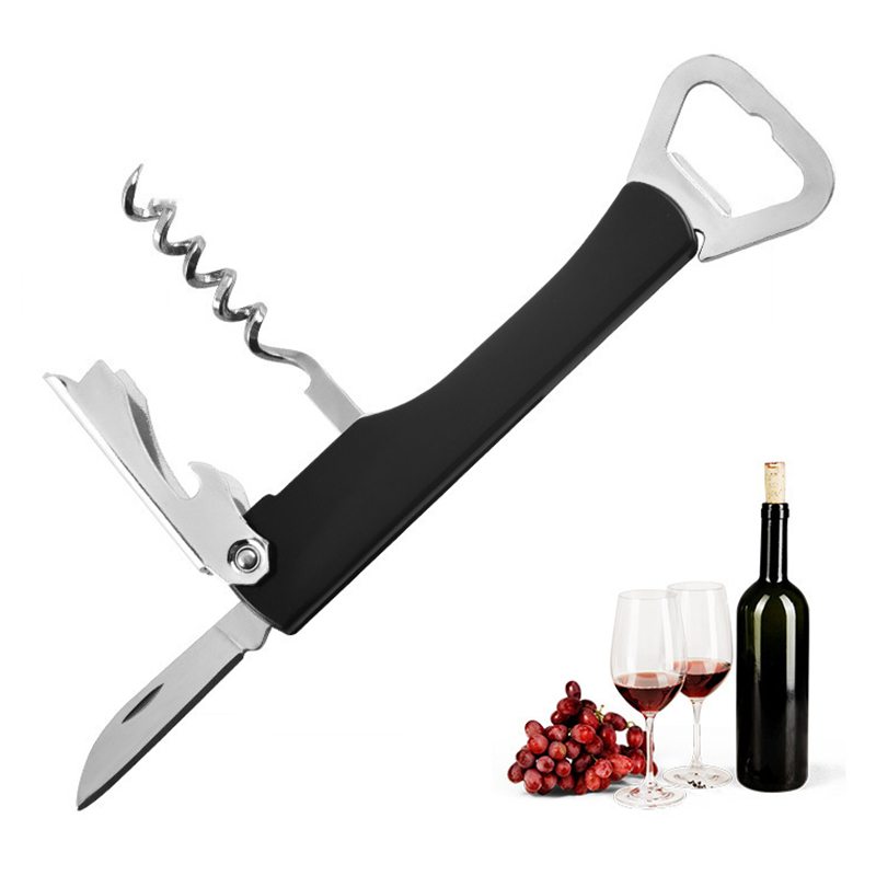 プラスチック製4-in-1多機能赤ワイン＆ビールボトルオープ - Wine Beer Red のレビューと価格